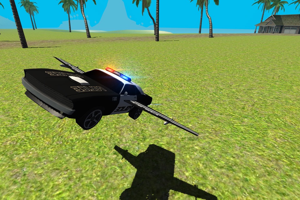 Flying Police Car Driving Sim screenshot 3