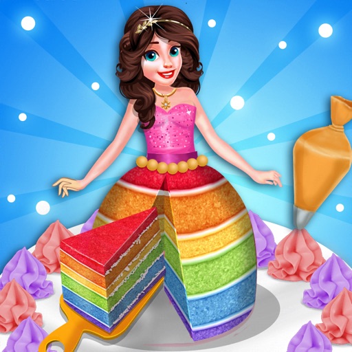 Rainbow Doll Cake Maker iOS App