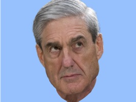 Stickers of DOJ special counsel Robert Muller in his many poses