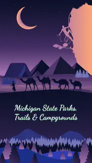 michigan campgrounds & trails iphone screenshot 1