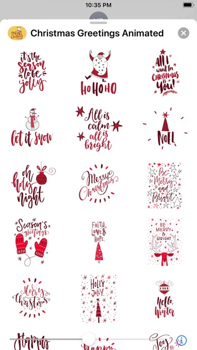 How to cancel & delete Animated Christmas Greetings for iMessage Stickers from iphone & ipad 3