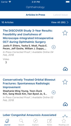 Ophthalmology by AAO(圖3)-速報App