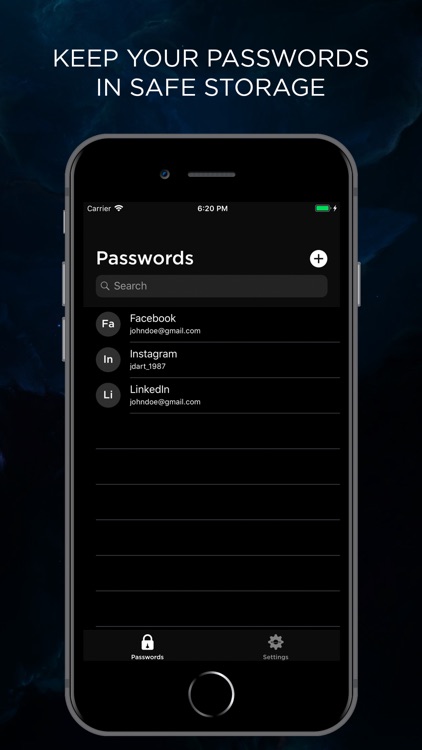 Satellite Password Manager