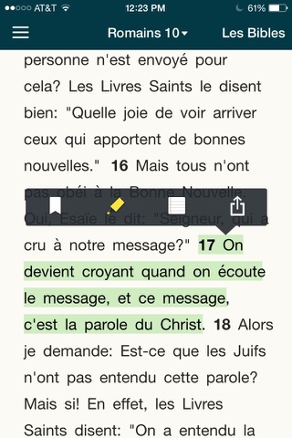 Gideon Bible App screenshot 2