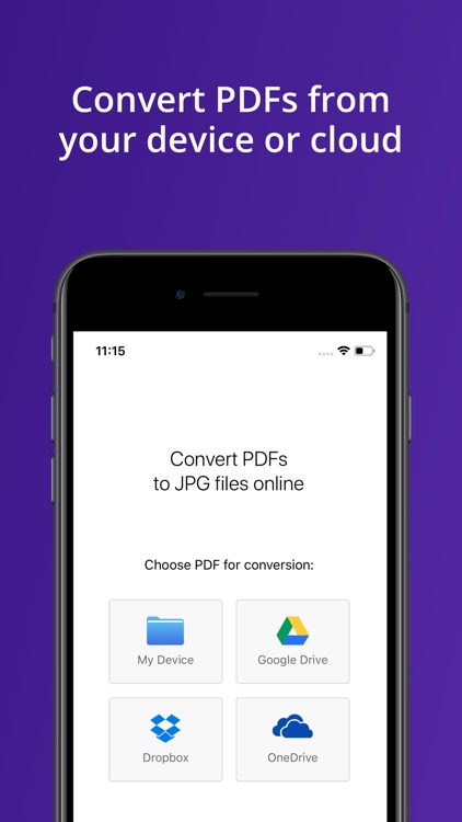 PDF to JPEG converter Alto app