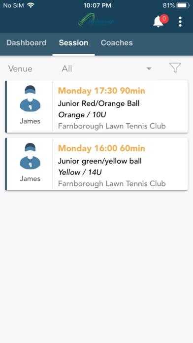 JV Tennis Club screenshot 2