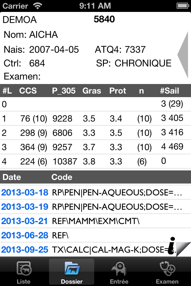 DSA Laitier-Vétérinaire Mobile screenshot 3