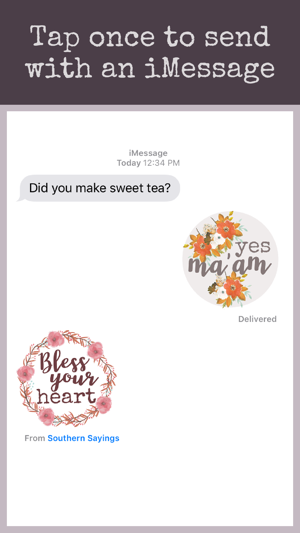 Southern Sayings Text Stickers(圖3)-速報App