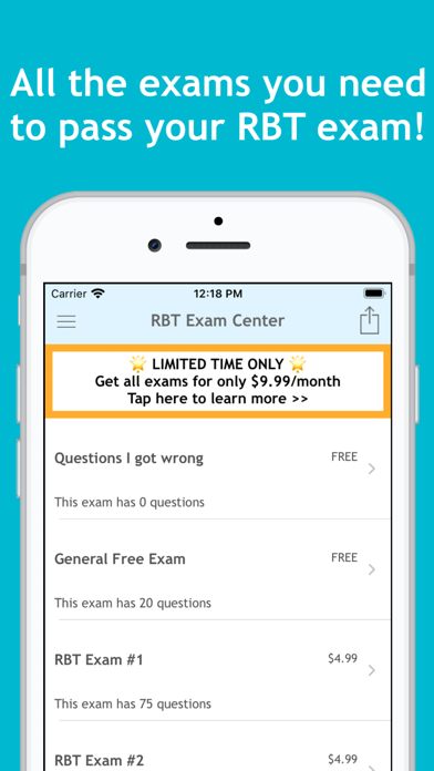 RBT Exam Center: Prep & Study screenshot 4
