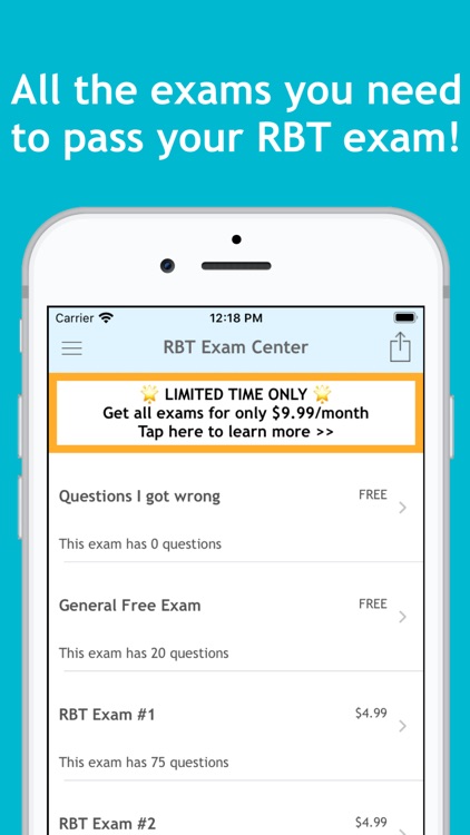 RBT Exam Center: Prep & Study screenshot-3