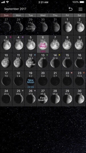 Simple Moon Phase Calendar(圖1)-速報App