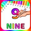 Number Colour Drawing Book