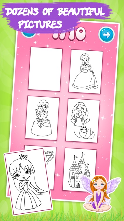 Download Best coloring book - Princess by RMS Games for kids