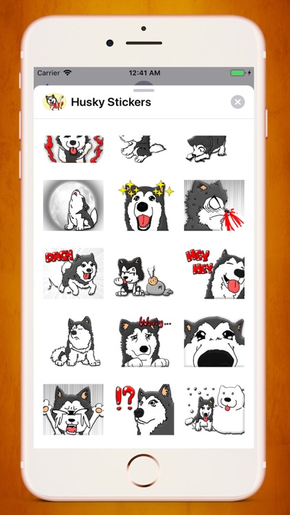 Husky Puppy Stickers screenshot-3