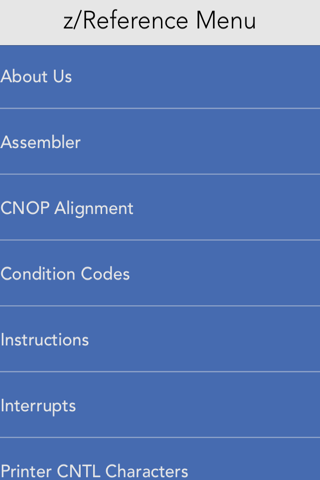 z/Reference Reference Interrupt Types