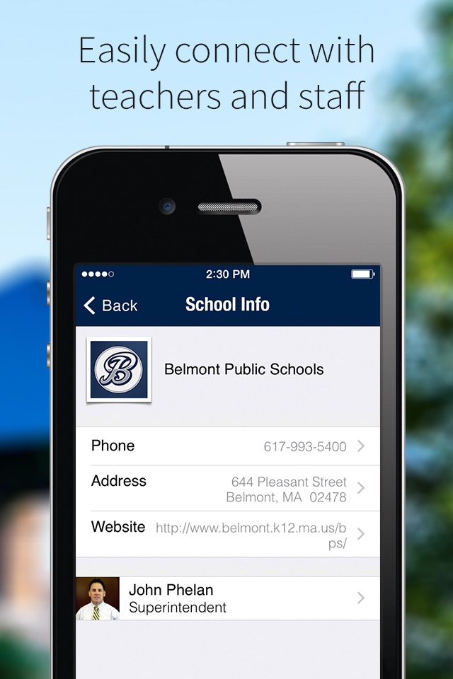 Belmont Public Schools screenshot 2
