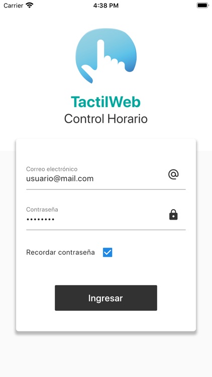 TactilWeb - Control Horario