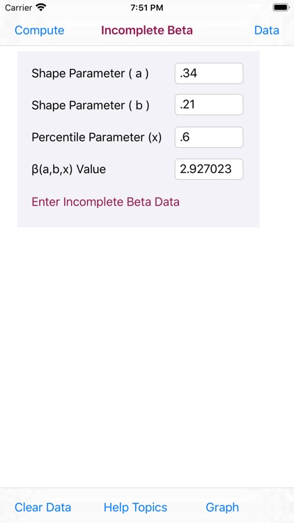 Incomplete Beta Function Calc screenshot-4
