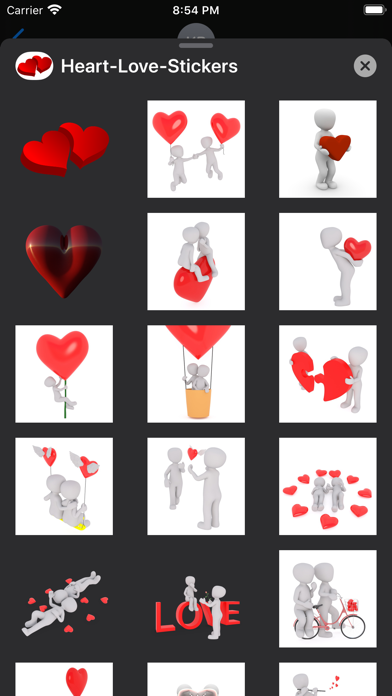 Valentines Emoji screenshot 2