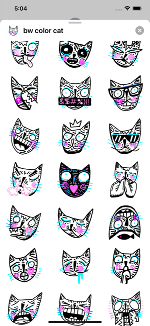 Drawn Cat - Emoji and Stickers(圖2)-速報App