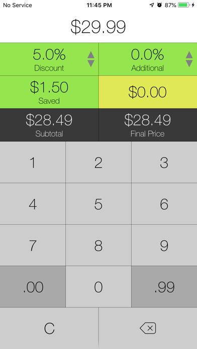 Sale Price + Tax Calculator screenshot 4