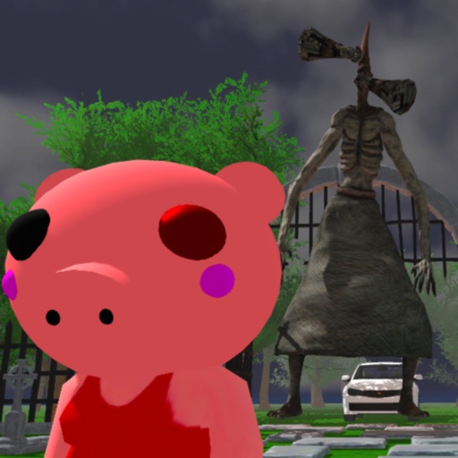 Piggy Escaped Siren Pipe Head Icon