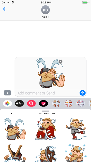 VikingMoji - Viking Stickers(圖4)-速報App