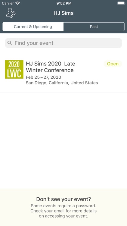 HJ Sims Late Winter Conference