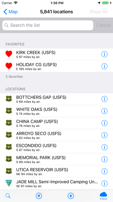 USFS and BLM Campgrounds Screenshot 5