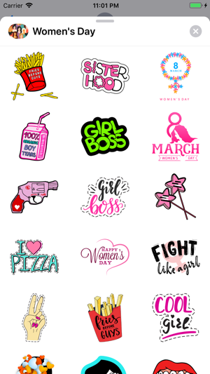 Feminist Women's Day Emojis(圖2)-速報App