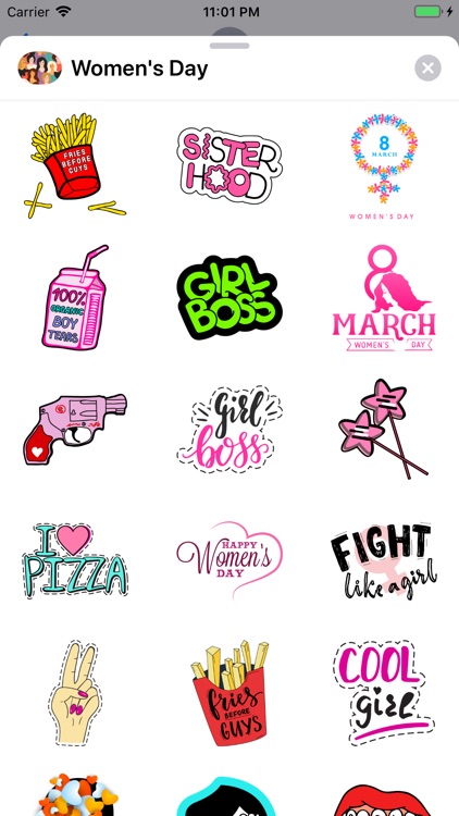 Feminist Women's Day Emojis