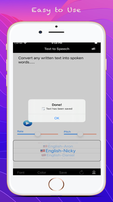 Text to Speech : Text to Voice Screenshots