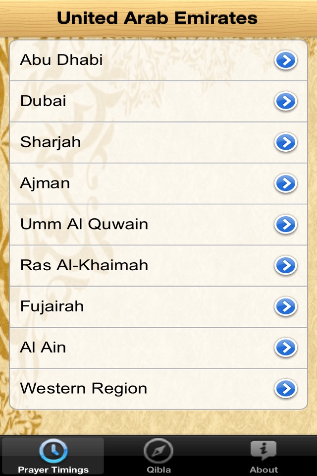 UAE Prayer Timings screenshot 3