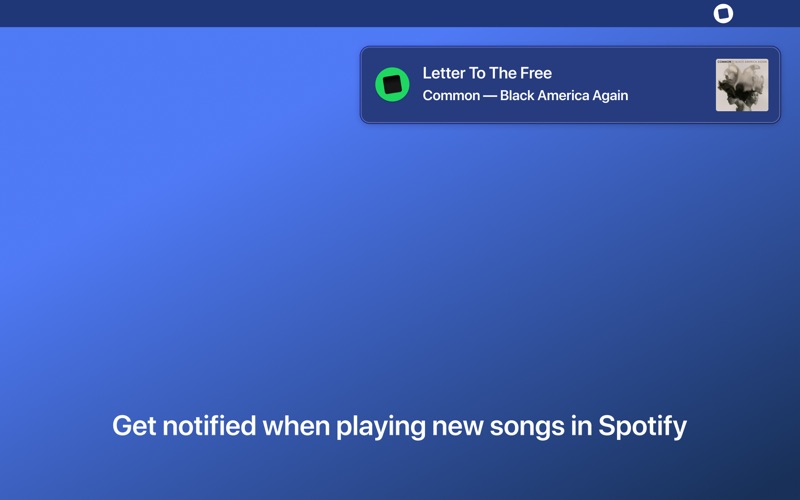 【图】Notify for Spotify(截图1)