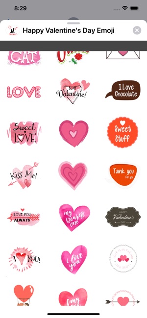 Happy Valentine's Day Emoji(圖6)-速報App