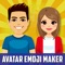 Avatar Emoji Maker allows you to create personalized cartoon avatar & stickers