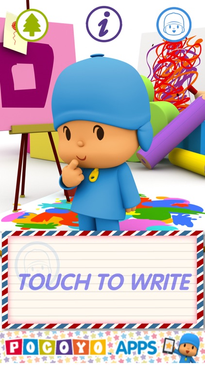 Pocoyo e-Cards: Write Message