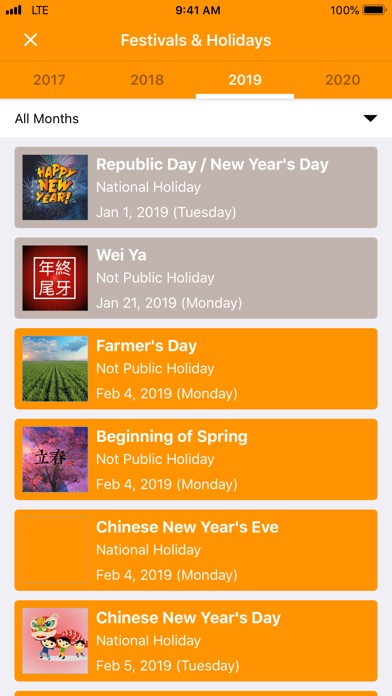Taiwan Calendar 2020 - 2021 | Apps | 148Apps