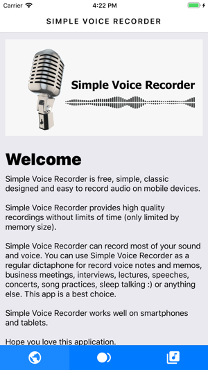 Voice Recorder for Amateurs(圖1)-速報App