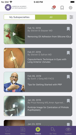 AAO Ophthalmic Education(圖3)-速報App