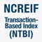 The NCREIF Transaction-Based Index is estimated from NCREIF Property Index property sales in each quarter