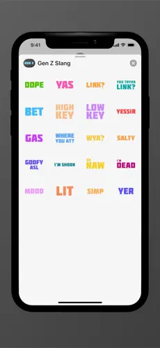 Screenshot 2 Gen Z Slang Sticker Pack iphone