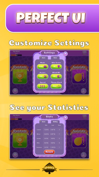 Spades Offline - Pro Card Game screenshot 4
