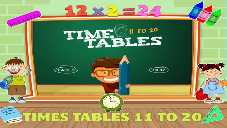 Math Times Tables Kids Games