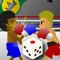 This is a sugoroku-type boxer training game set in a boxing gym