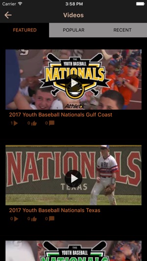 Youth Nationals(圖2)-速報App