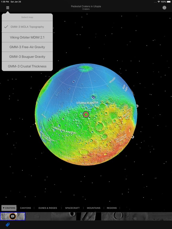 Mars Info Screenshots