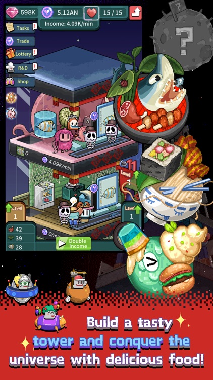 Foodie Tower: Cooking tycoon