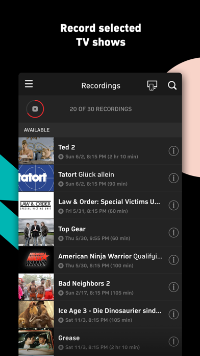 Zattoo | TV Streaming Appのおすすめ画像5