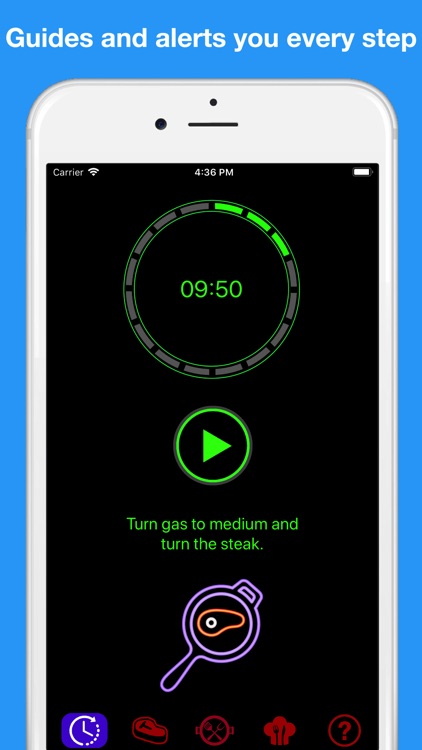 Perfect steak timer pro